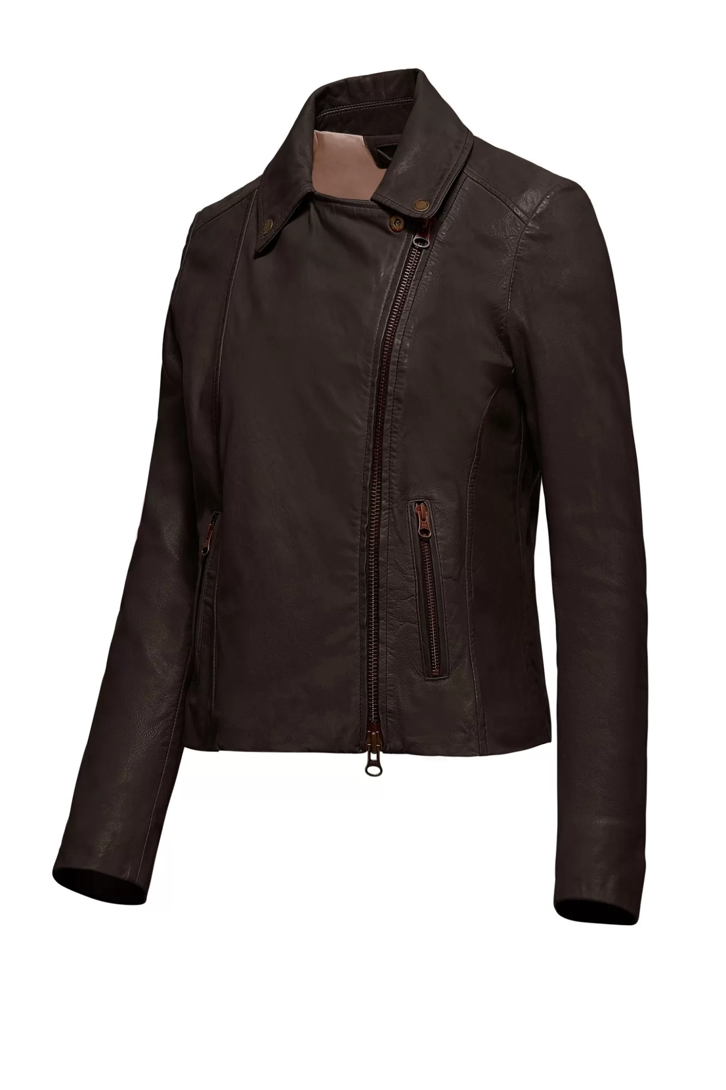 Lederjacken-Bomboogie Biker-Jacke Aus Leder Tiss