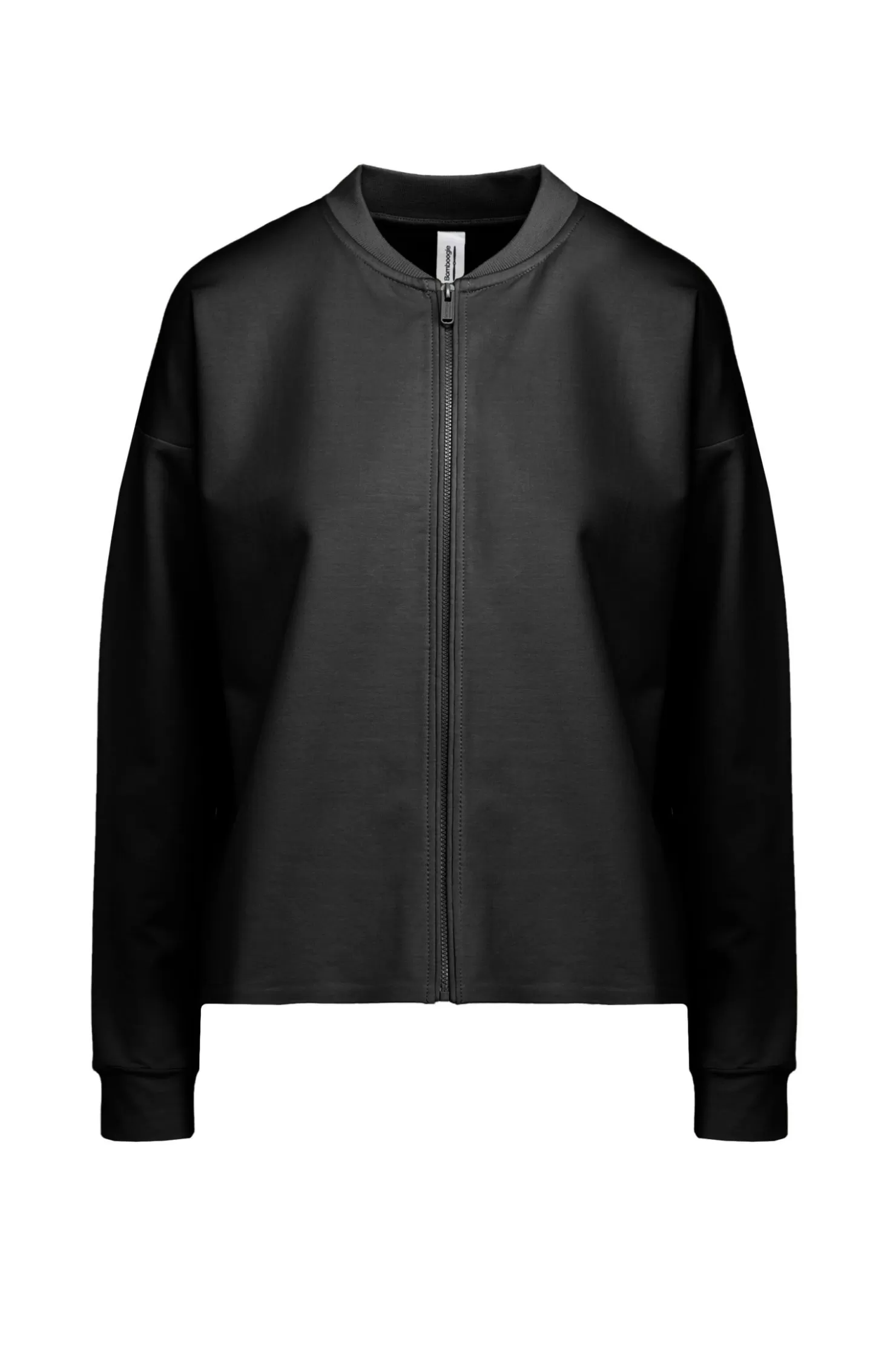 Sweatshirts & Hoodies-Bomboogie Bomber-Sweatshirt Mit Zentralem Reißverschluss