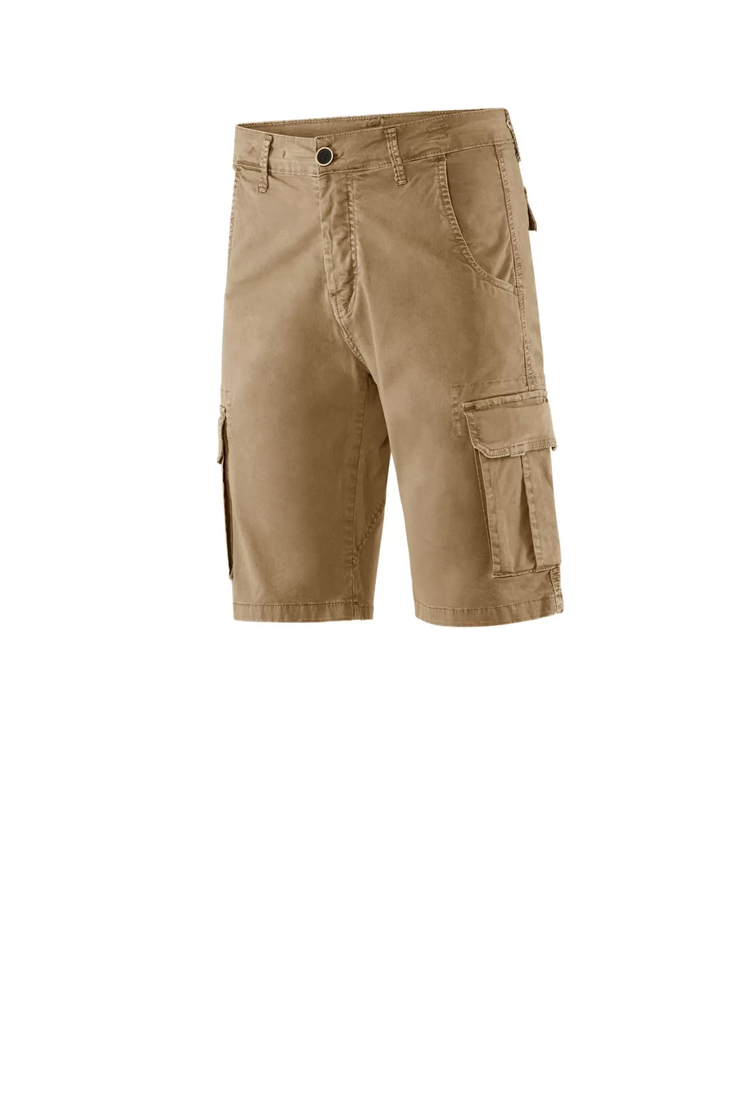 Bermuda & Shorts-Bomboogie Cargo-Bermudashorts Aus Baumwoll-Gabardine