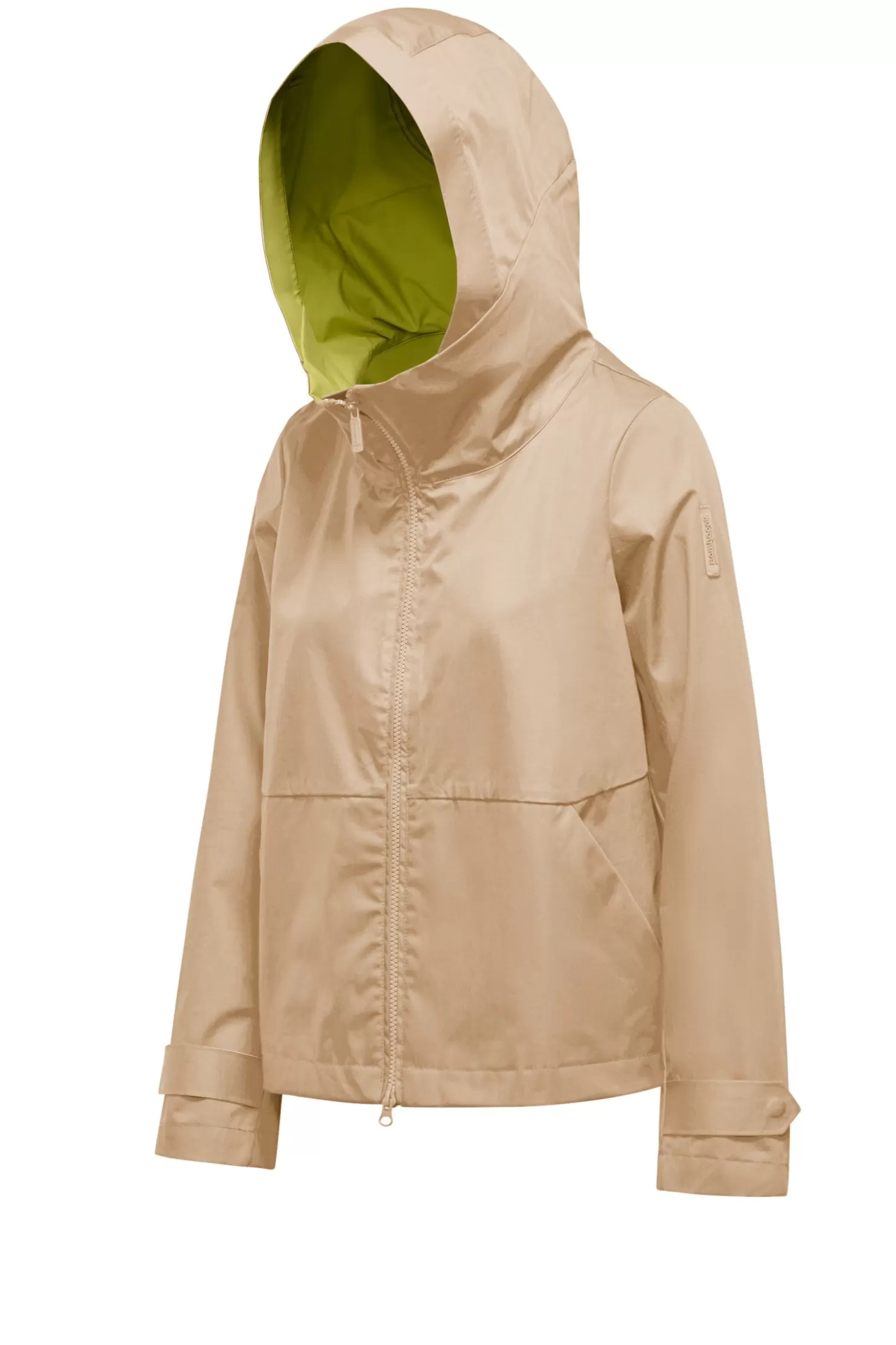 Leichte Jacken | Wasserdichte Jacken-Bomboogie Jacke Mit Kapuze Und Kontrastierendem Futter