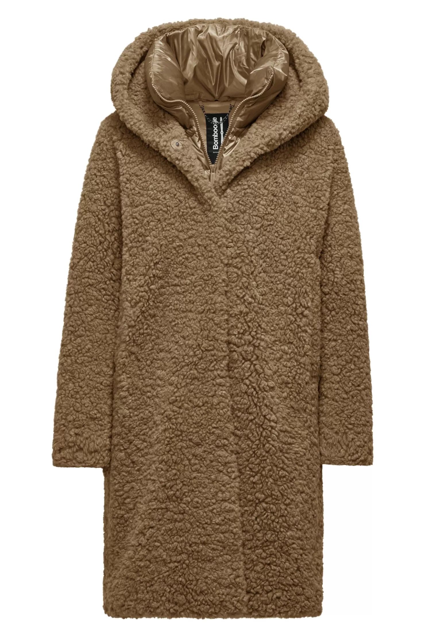 Mäntel-Bomboogie Langer Mantel Aus Sherpa Fleece