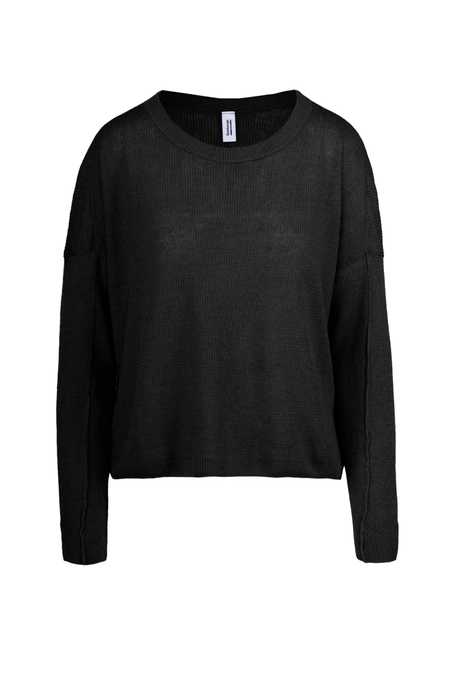 Sweatshirts & Hoodies-Bomboogie Pullover Aus Leinen Und Baumwolle