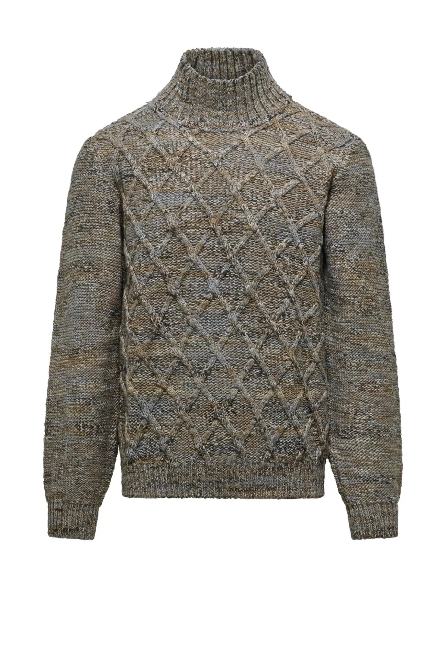 Pullover-Bomboogie Rollkragenpullover Aus Mehrfarbigem Garn