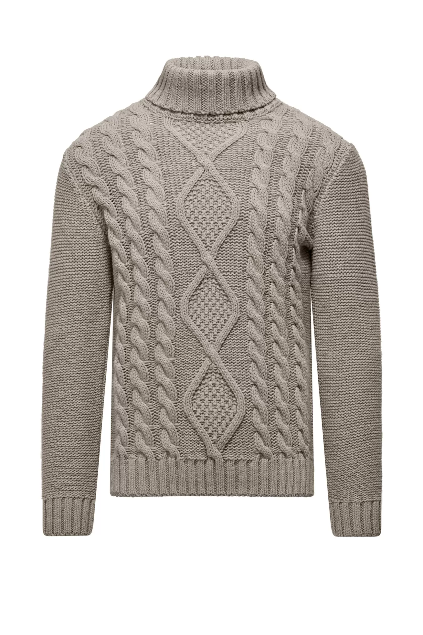 Pullover-Bomboogie Rollkragenpullover Mit Zopfmuster