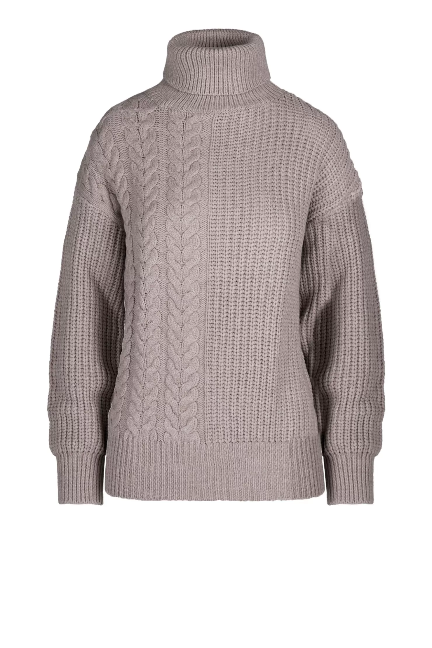 Pullover-Bomboogie Rollkragenpullover Mit Zopfmuster