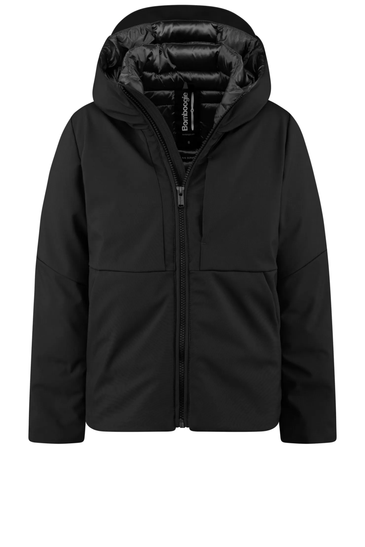 Jungen-Bomboogie Wattierte Jacke Für Jungen Mit Innenkragen Aus Micro-Ripstop-Nylon